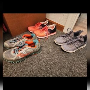 Women Tennis Shoes- 3 Pairs